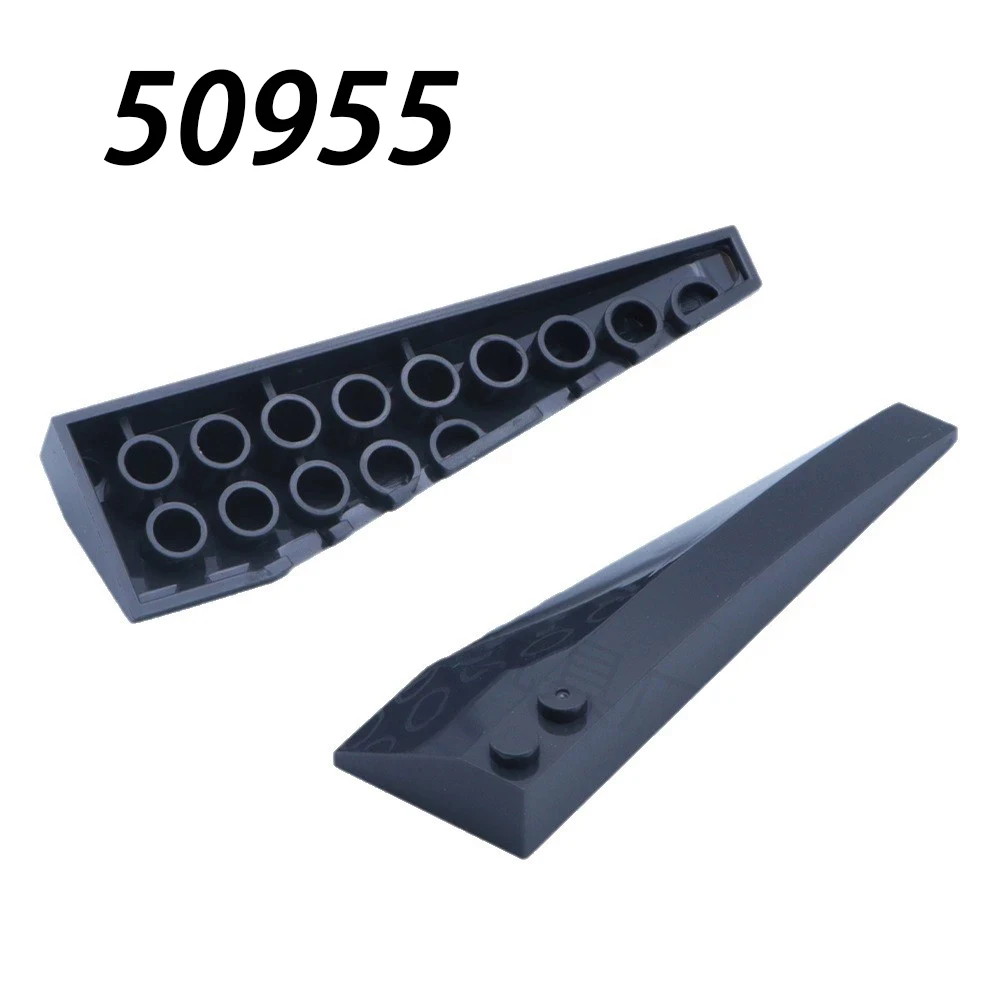 

Building Block Technical Parts 3x10 Curved Wedge-Shaped Brick Left MOC 50955 Assembles Toys Particle Creative Gift Kit 50g/12PCS