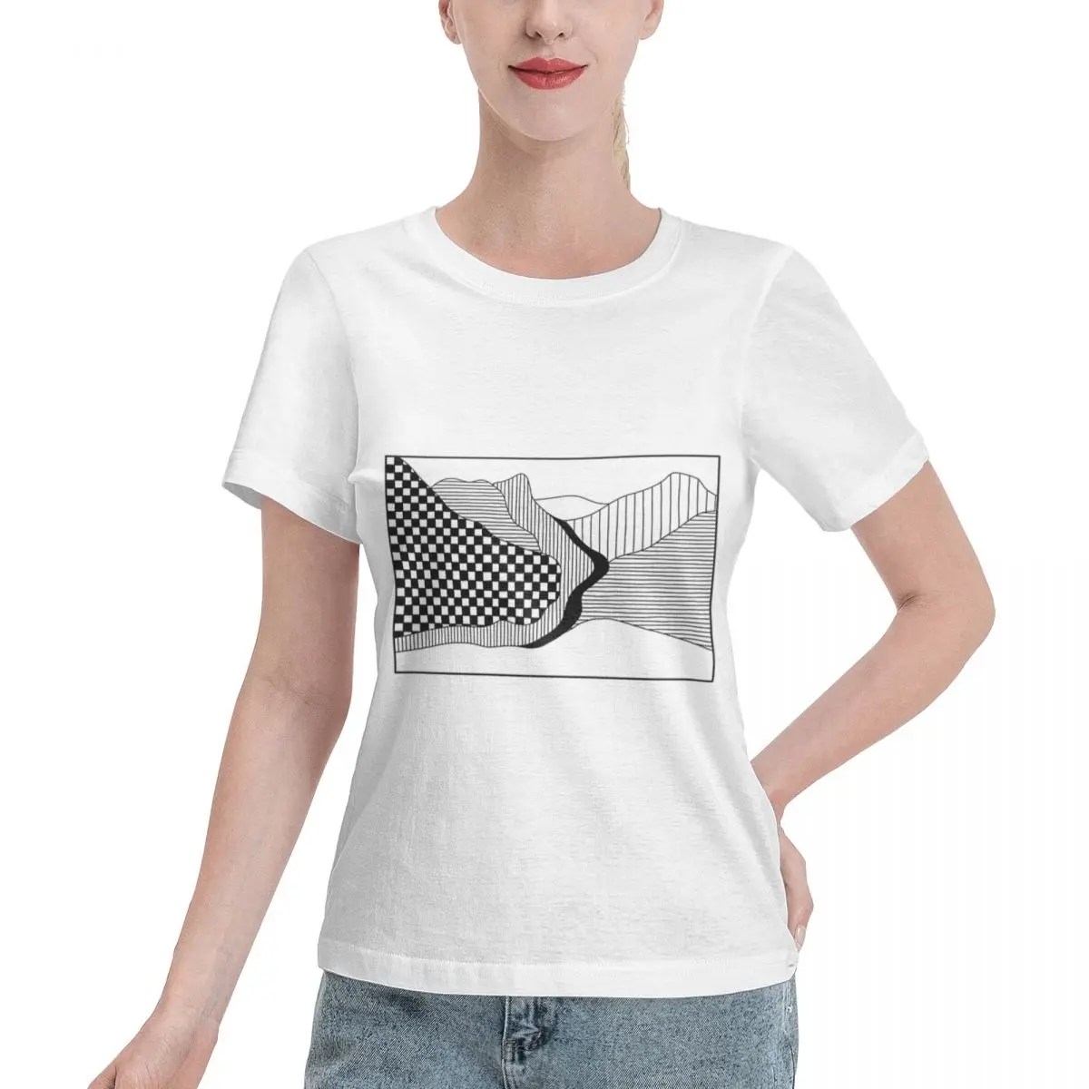 Quick Dispatch Landscape 19 Women's T-shirt Sweet Home Casual Tee