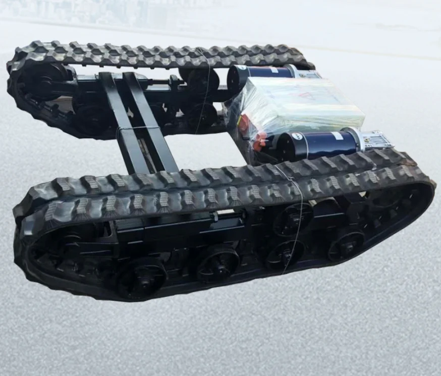 Remote Control Transport Vehicle Chassis Electric Tracked Chassis Crawler