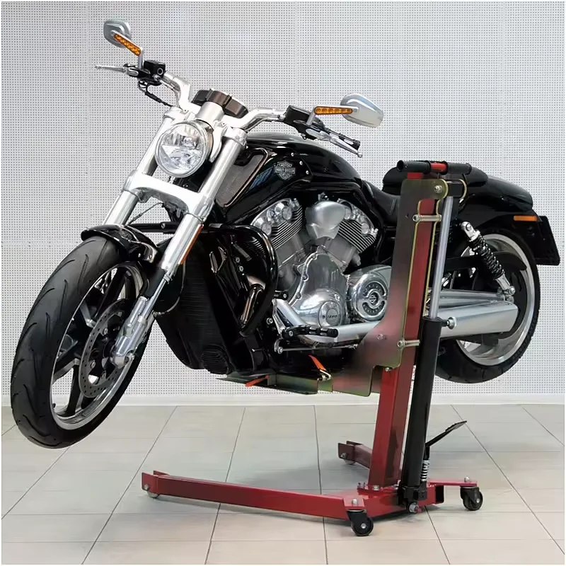 

Factory CE OEM Motorcycle Stand Single Post 500KG Hydraulic Lifter 3T RAM Design for Motorbike Lift
