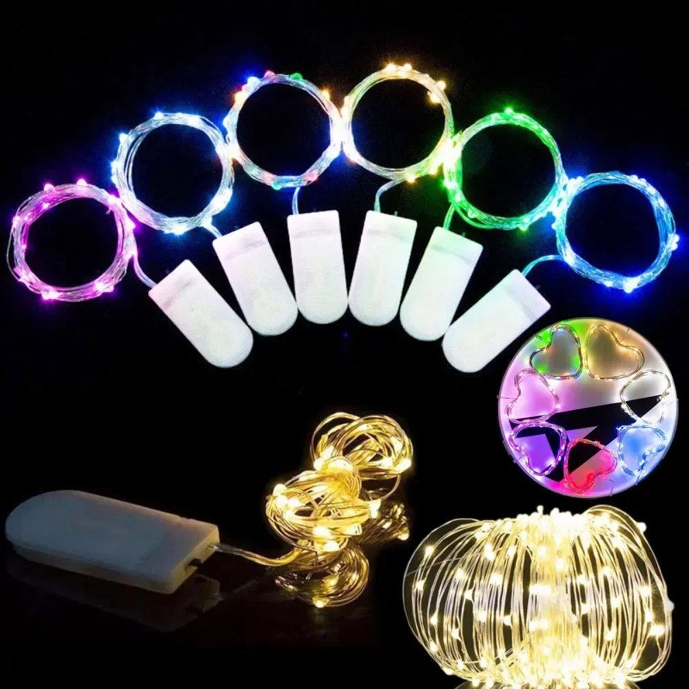 10 Stks/partijen Geschenkdoos Led Verlichting Strings Koperdraad Taart Boeket Decoratieve Lampjes Gekleurde Koperdraad Lichtslinger.