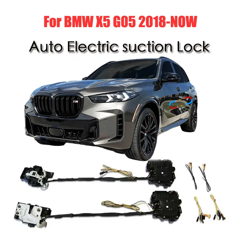 For For BMW X5/F95 G05 2018-NOW Car Soft Close Door Latch Pass Lock Actuator Auto Electric Absorption Suction Silence Closer