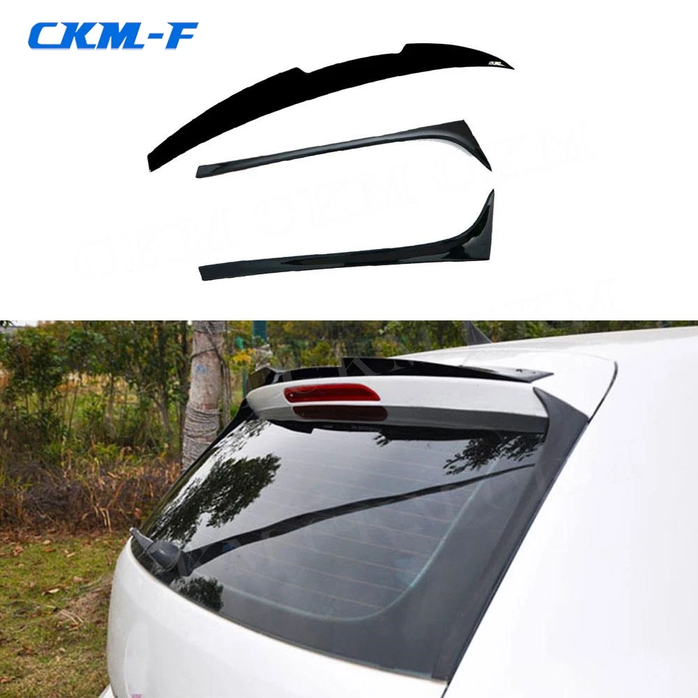 

ABS Gloss Black MK7 Car-styling Rear Side Window Winglet Rear Spoiler for Volkswagen VW Polo Standard 2011-2018 Not For GTI R