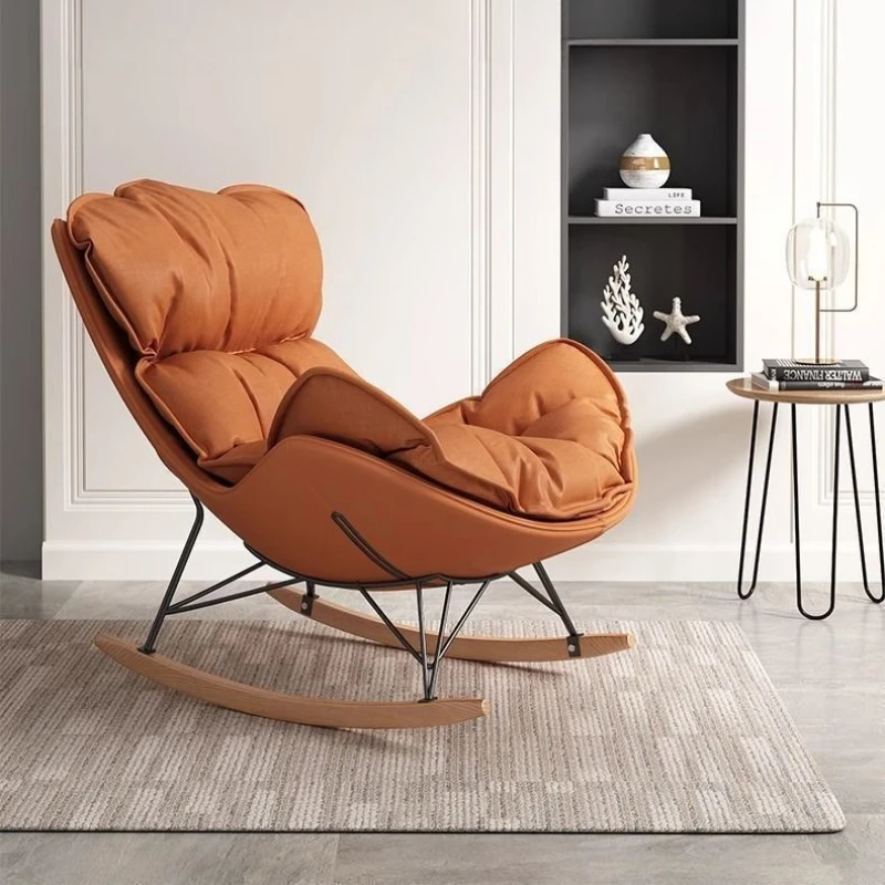 

Stress-Relief Rocking Chair, Tech Fabric Removable Lazy Sofa, Waterproof Mobile Recliner, Ergonomic Design Modern Lounge Seat