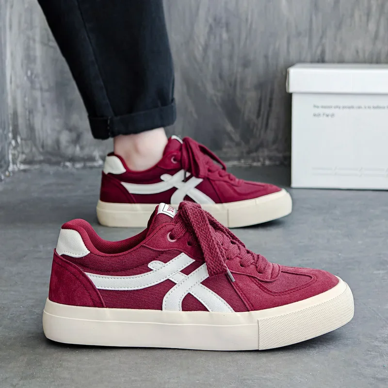 

Мужские кроссовки в американском стиле в стиле ретро, осень 2022, новый дизайн, повседневная универсальная студенческая спортивная обувь для скейтбординга, стелька из ЭВА, резиновая подошва