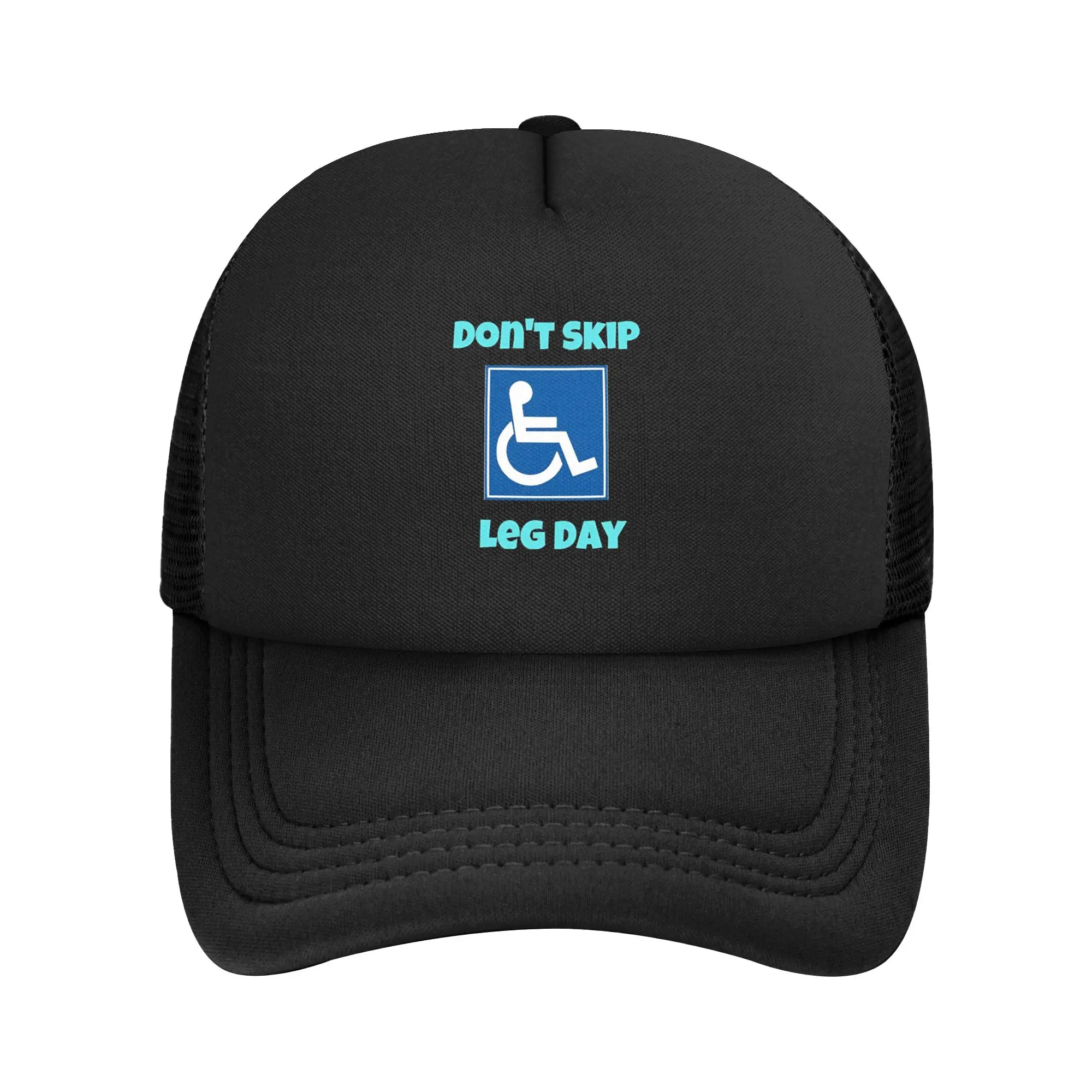 Dont Skip Leg Day  Trucker Caps Men Women  Dad Hat Trucker Hat Trucker Cap Adjustable Polyester Mesh Baseball Cap Summer