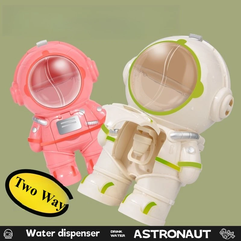 Children Water Dispenser Toy Kitchen Simulation Toy Astronaut Dinosaur Mini Drink Maker Play Home