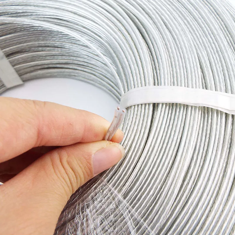 30 متر 2Pin تيار مستمر 2468 تمديد الطاقة كابل إمداد الحبل 24/22/20/18AWG 2A 3A 5A 7A سلك معزول شفاف لشريط النيون LED ضوء S