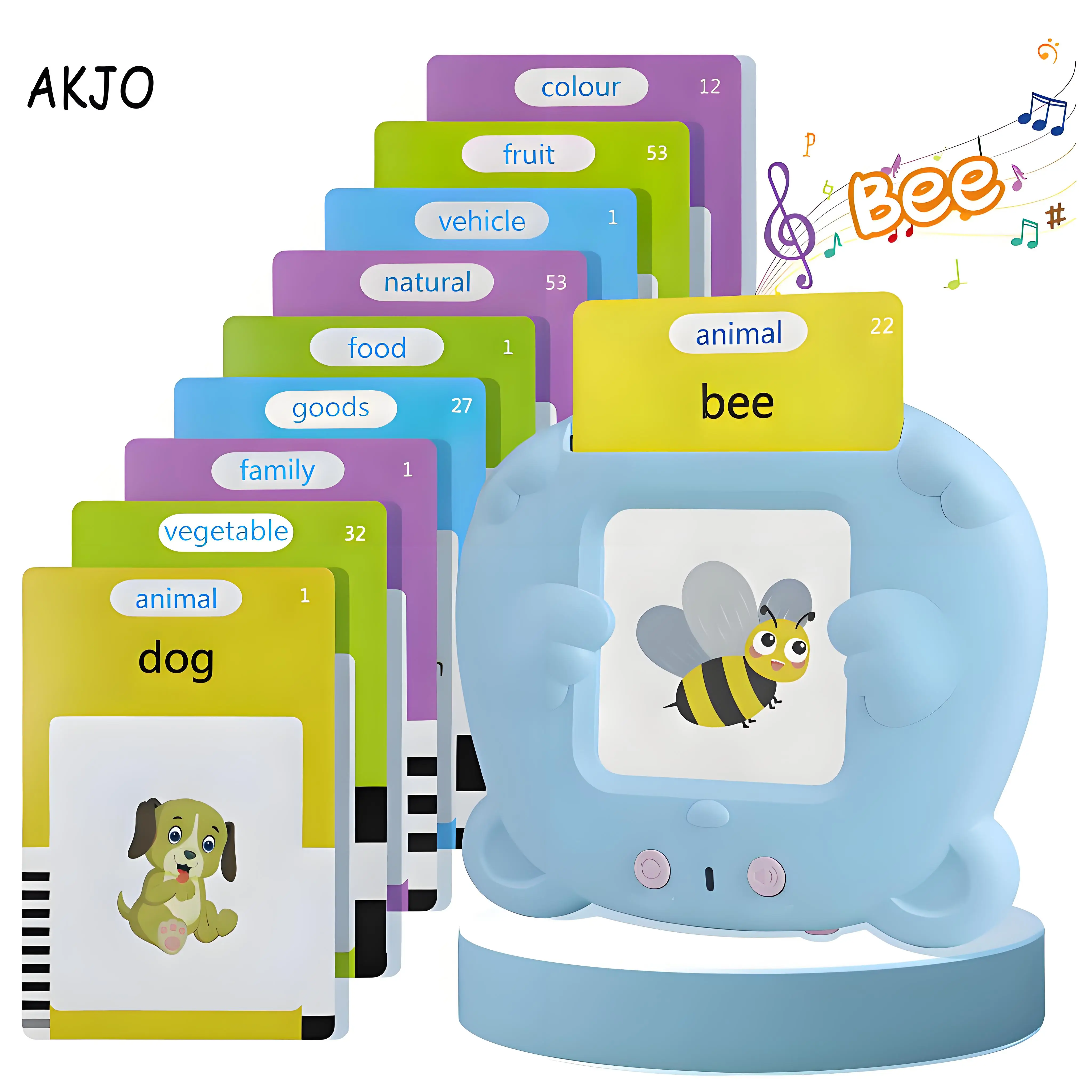 Flash Card Montessori Education Toys Learning Reading Small Voice Recorder For Children In Kindergarten