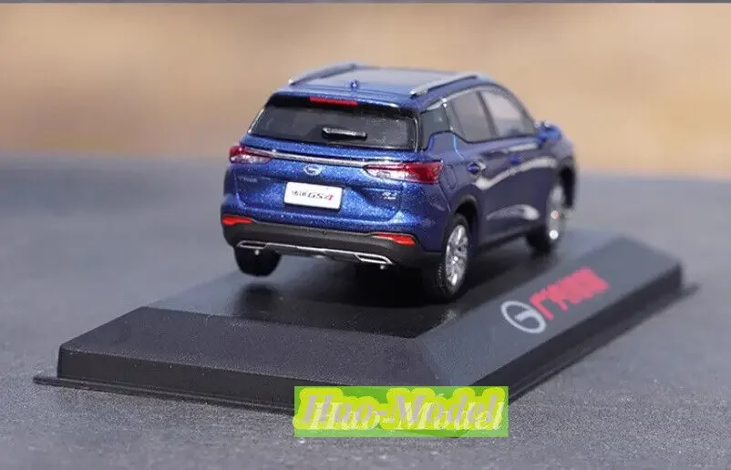 Nuevo 1:43 para GS4 Trumpchi 2020 aleación Diecast Metal juguetes niños regalos de cumpleaños Hobby exhibición colección adornos azul