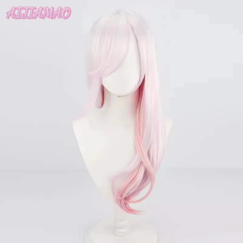 LOL Star Guardian The Rebel Xayah Cosplay Wig Woman 70cm Long Pink Game Cos Wig Halloween Heat Resistant Synthetic Hair