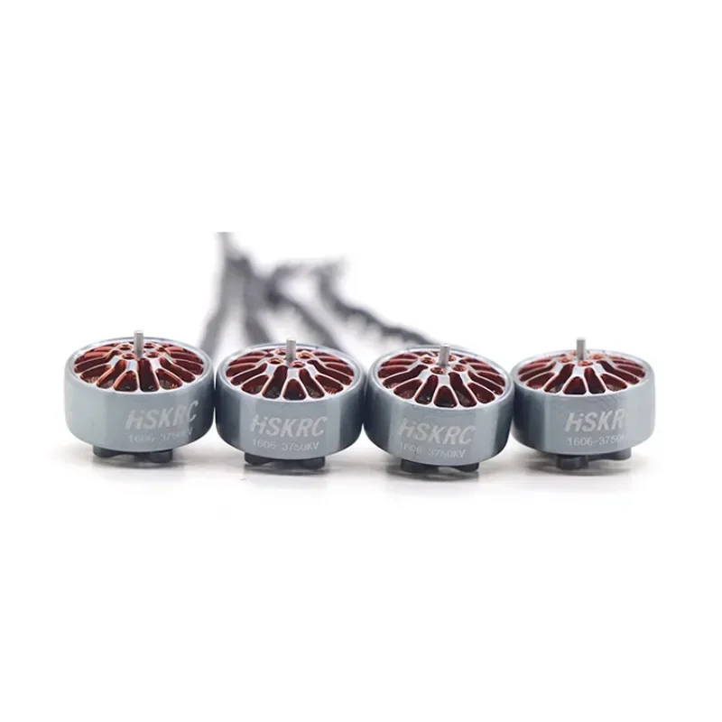 3750KV HSKRC 1606 Brushless Motor - Ideal for 3-4 Inch Small FPV Drones 4-Axis RC Models and 3-4S LiPo Batteries