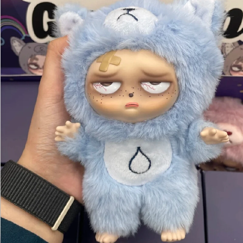 الأصلي الجديد Sleepless Grumpipi سلسلة العصرية صندوق أعمى لطيف دمية عمل الشكل دمية جميلة مفاجأة حقيبة قلادة ديكور اللعب هدية