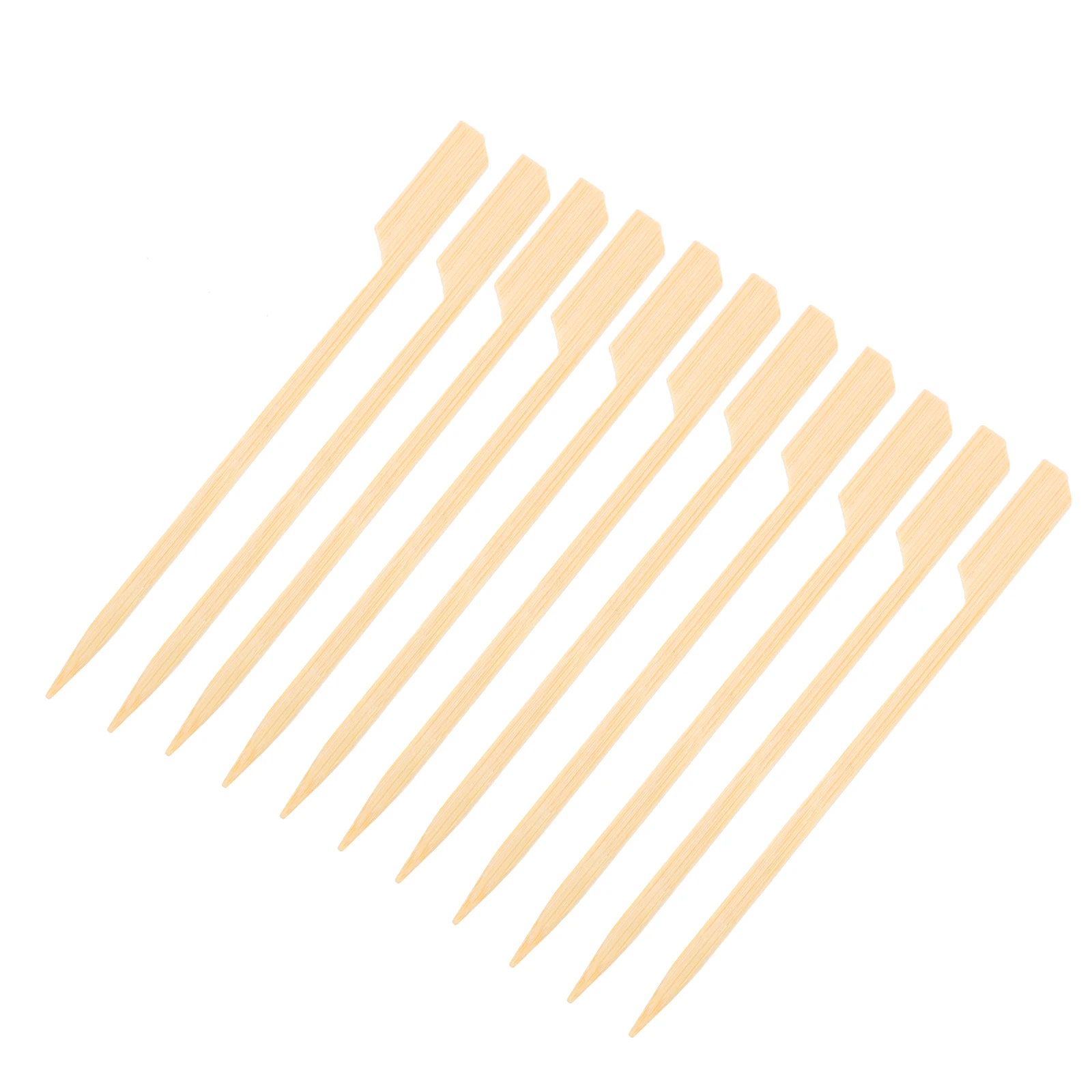 

Bamboo Skewers BBQ Sticks Food Roasting Marshmallow Candied Fruit Kebab Healthy Safe Environmental Lightweight Carry Smooth