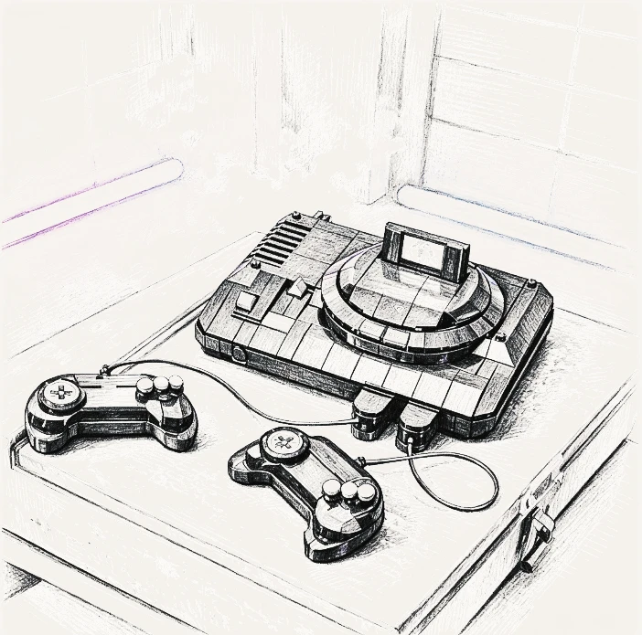 The Cheapest New Game Console Toy Assembly Model, Adult Hobby Collection and Birthday Gift