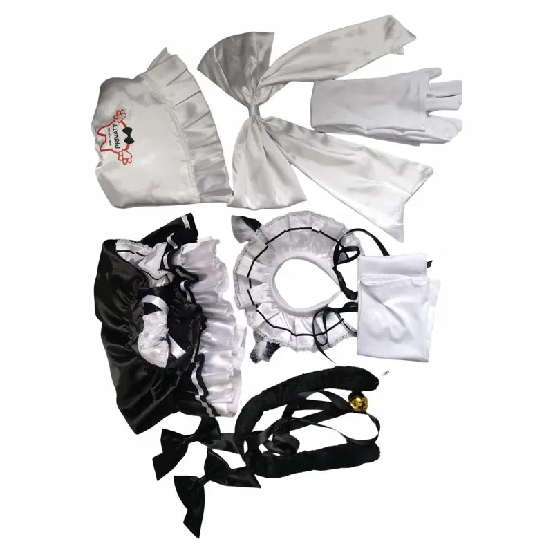 DY2025Diosa della Vittoria: Nikke Privaty Costume Cosplay Privaty Unkind Cameriera Vestito Parrucca Scarpe Lolita Scarpe Carnevale di Halloween Parte