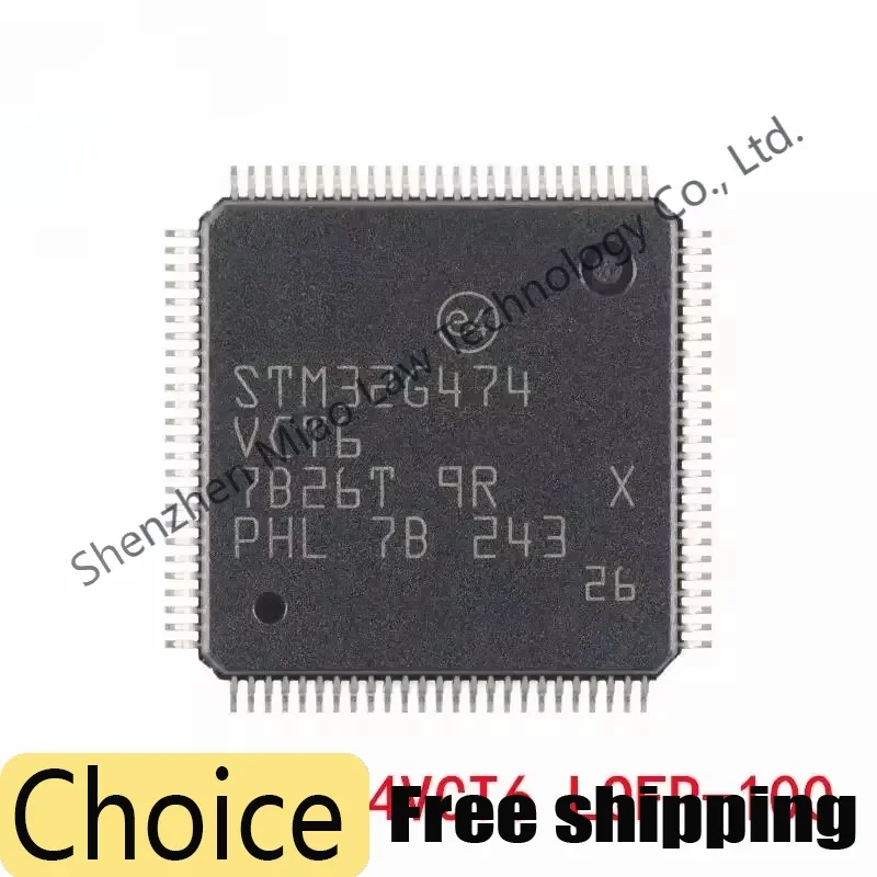 

STM32G474VCT6 LQFP-100 STM32G474 STM32 G474VCT6 G474VC ARM Cortex-M4 32-bit Microcontroller MCU IC Controller Chip New Original