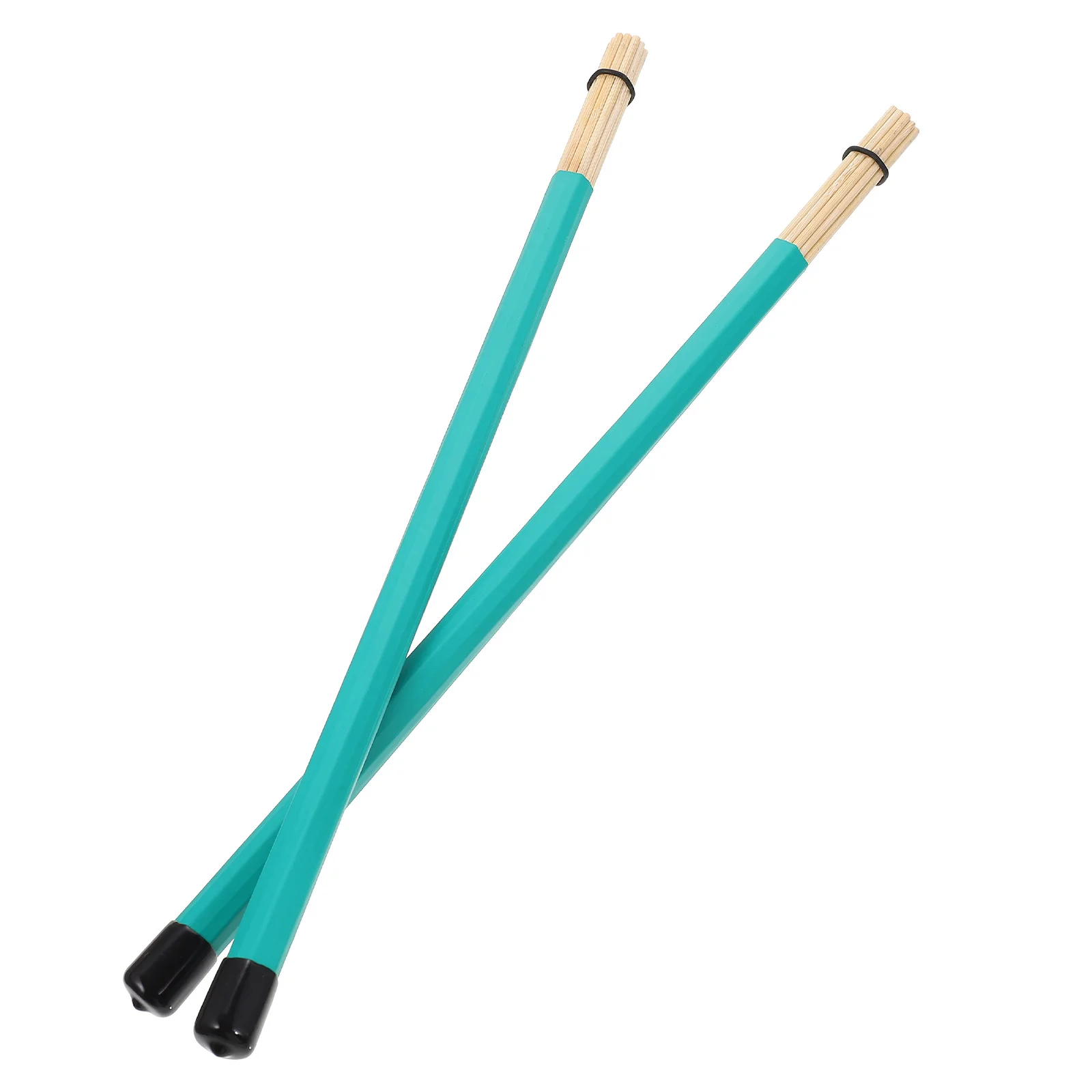 1 Pasang Stik Drum Bambu Sederhana untuk Instrumen Perkusi Alat Pengganti Berkinerja Tinggi Tahan Aus dengan Permukaan Halus