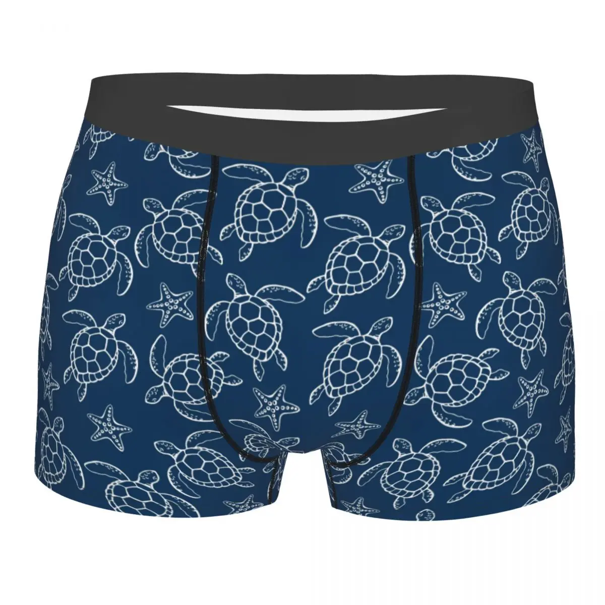 

Custom Ocean Sea Turtle Underwear Male Print Boxer Briefs Shorts Panties Soft Underpants