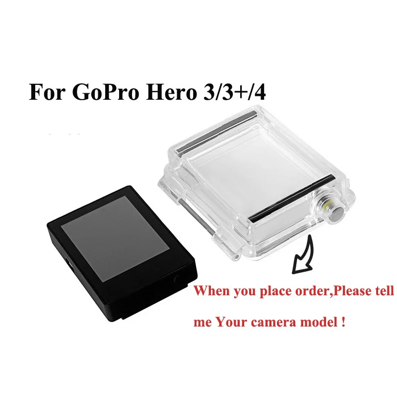 Suptig Lcd Screen For Gopro hero 3 3+ 4 Camera LCD Bacpac Display Viewer for GoPro Hero3 3+ 4 Camera Accessories