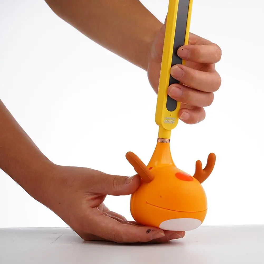 Otamatone Электронный музыкальный инструмент, портативный синтезатор, электрический головастик, веселая фотография, для мальчиков и девочек,