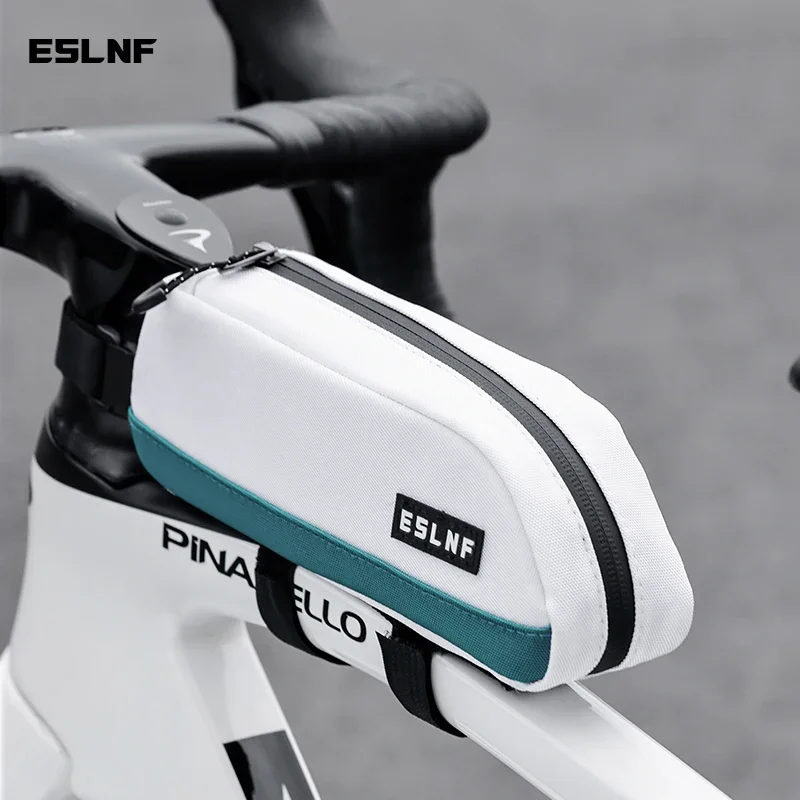 

ESLNF Bicycle Top Tube Bag Portable Cycling Front Frame Triangle Bag Lightweight Bike Bag MTB Road Bike Accessories Bicycle Bag