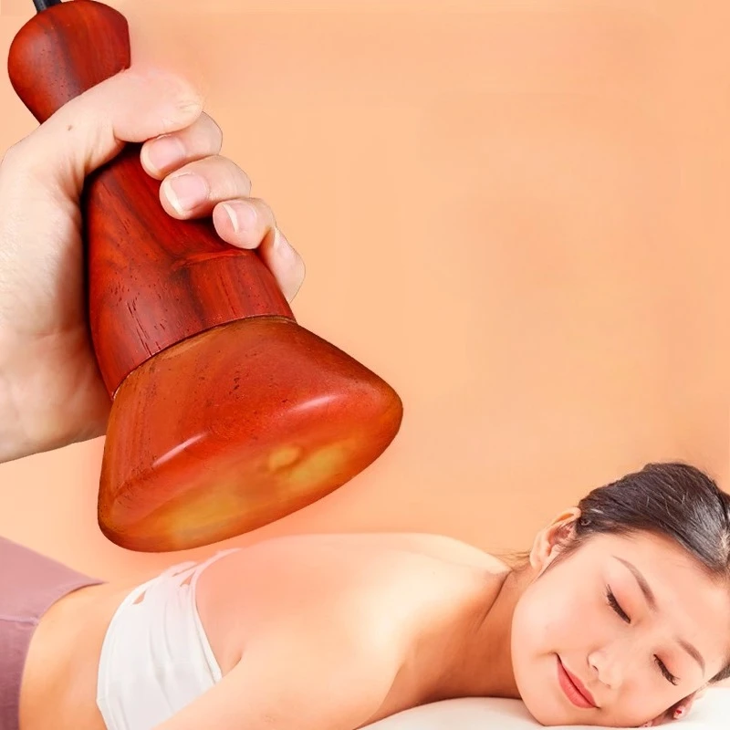 

Hot Stone Electric Gua Sha Massager Natural Bianstone GuaSha Scraping Back Neck Relax Muscles Massage Therapy Skin Lift Care Spa