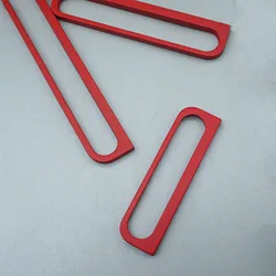 Matte Red Handles for Cabinets and Drawers Modern Long Wardrobe Cupboard Pulls Zinc Alloy Simple Furniture Hardware 320mm