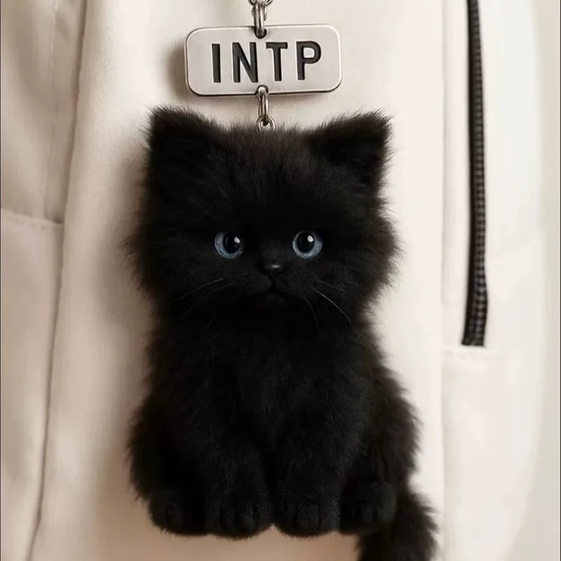 

Плюшевая кукла Lucky And Lucky Little Black Cat с мультяшной куклой High Beauty в подарок для семьи