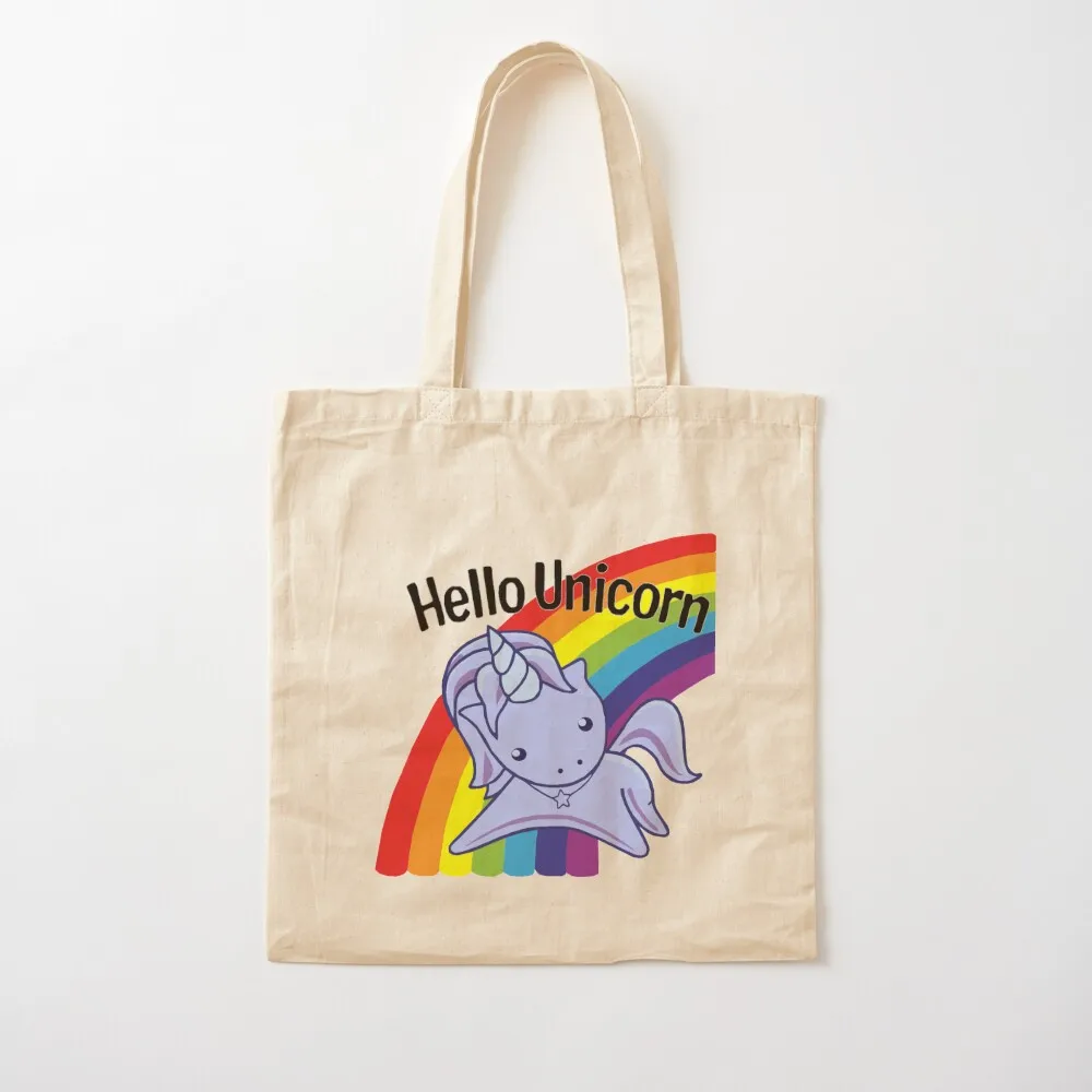 حقيبة تسوق هالو يونيكورن، حقيبة تسوق فاخرة للنساء، أكياس تسوق قابلة لإعادة الاستخدام