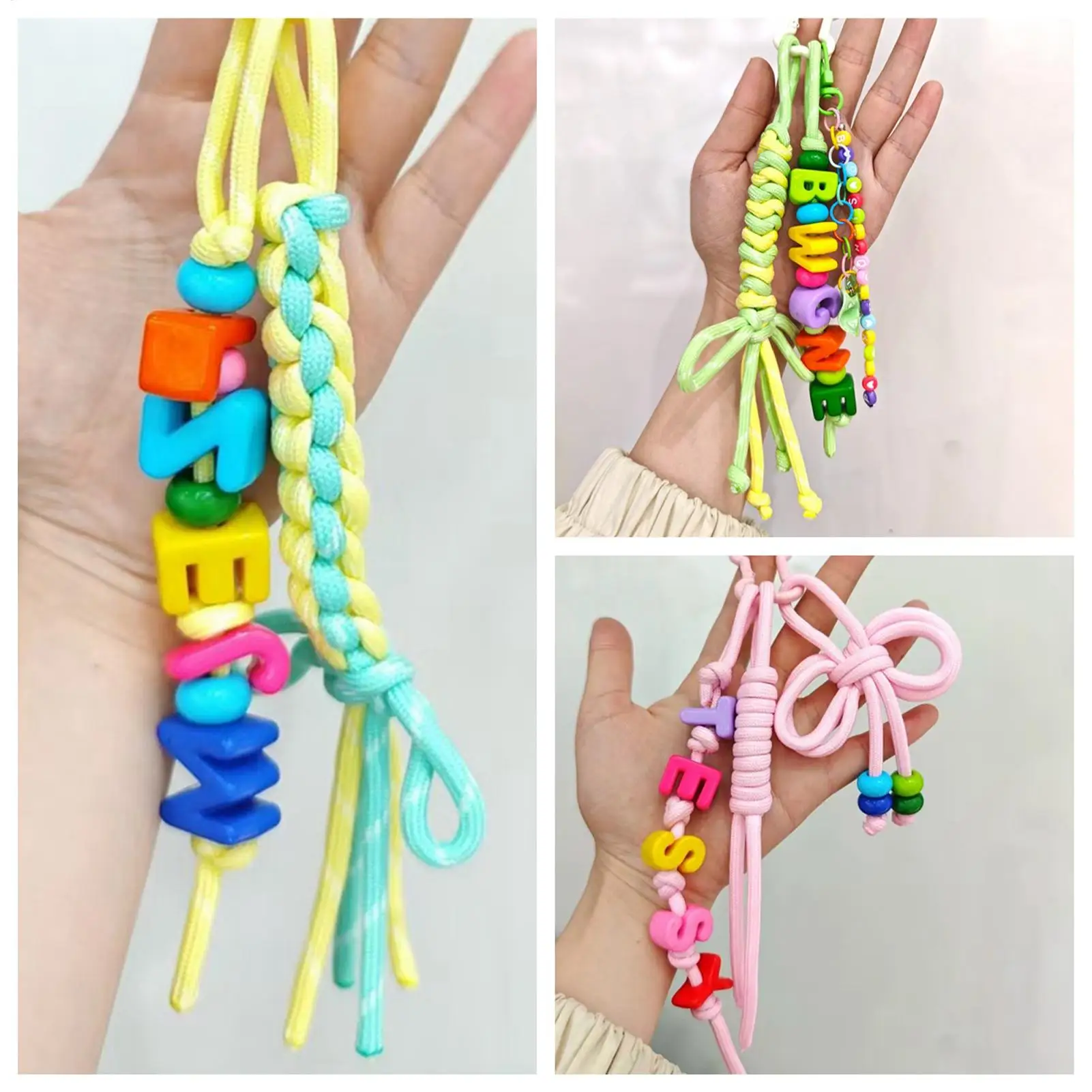Paracord For Bracelets 5mm 22 Colors 72.18 Feet Thick Woven Craft Cord Paracord Bracelet Kit For Bracelets Keychains Bag Charms