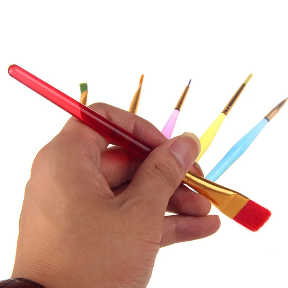 

8 Pieces Paint Cups Color-Coded Lids Spill-Proof Clear Cups Brush Holders Drawing Painting Accessories Painting Accessories