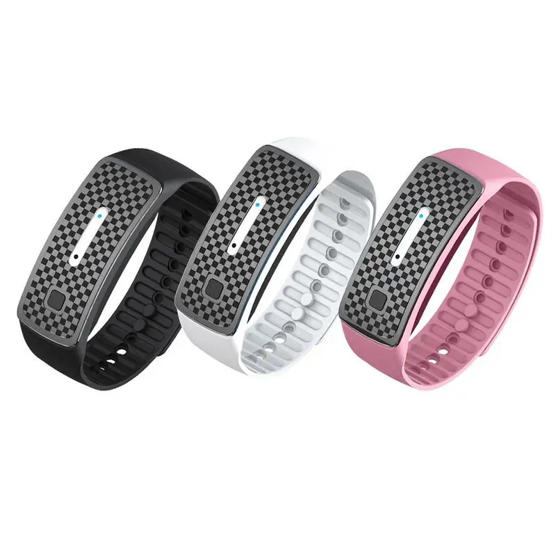 Ultrasonic Shape Ultrasonic Body Shape Bracelet 3 Modes Outdoor Repeller Wristband USB Fast Charging Electronic Bracelet Watch
