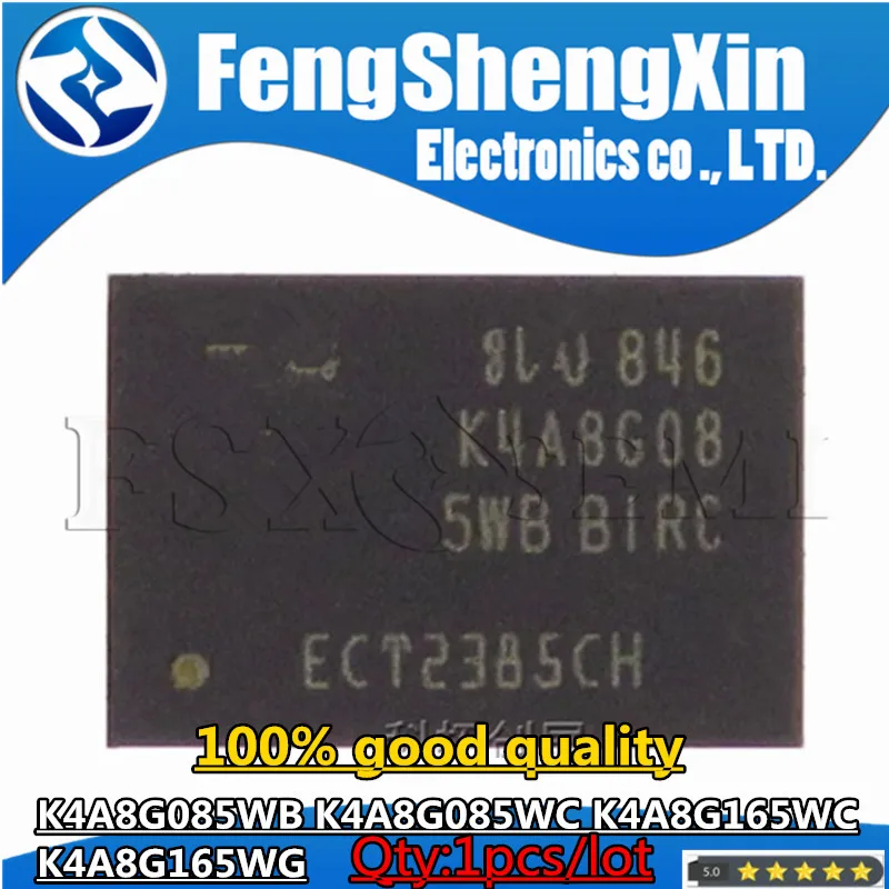 1 قطعة K4A8G085WB K4A8G085WC K4A8G165WC K4A8G165WG -BIRC BCPB BCPB BCTD BITD BCWE BIWE رقائق