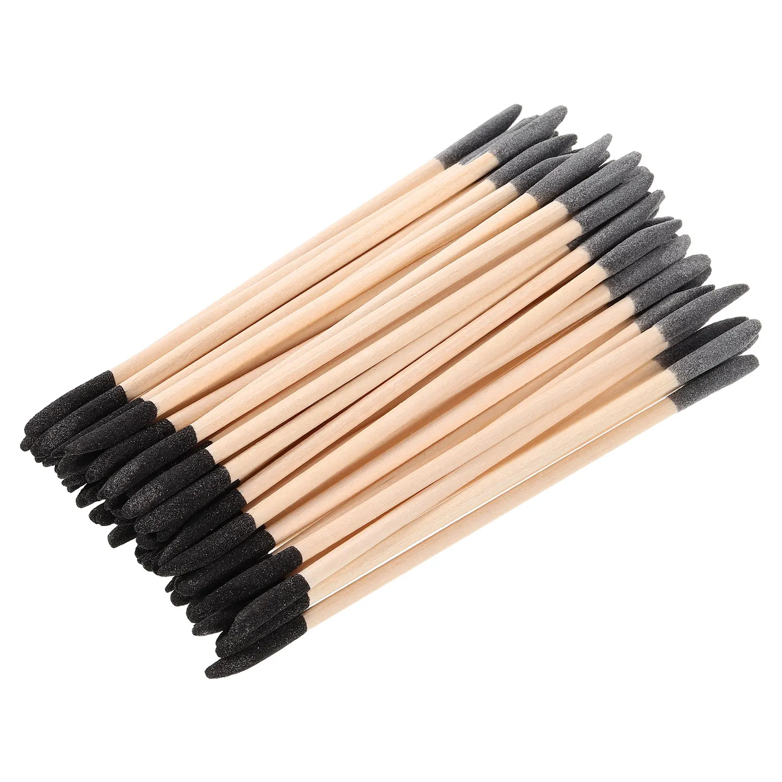 

50Pcs Nail Sanding Tools Double Ended Wood Sticks for Nails Cuticle Pusher Manicure Pedicure Detailing DIY Sanding Sticks