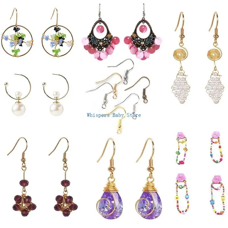 

U90E 2456Pcs Jewelry Making Supplies with Assorted Beads Charms Findings Pliers