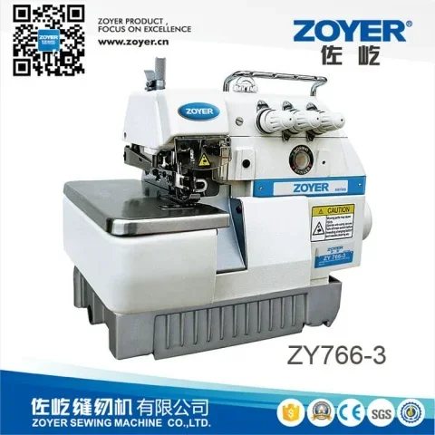 ZY766-3 Zoyer 3-thread Super High Speed Overlock Sewing Machine Industrial Sewing Machine