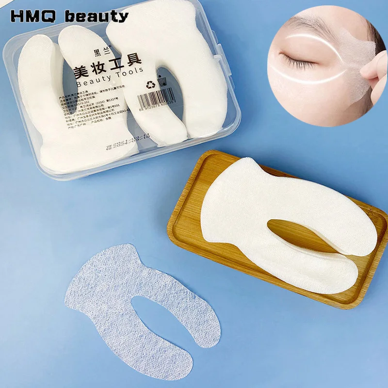 200pcs/box DIY Eye Mask Paper Disposable Natural Cotton Eye Paper Women Essential Ultra-thin Eyes Care Patches Skin Care Tools