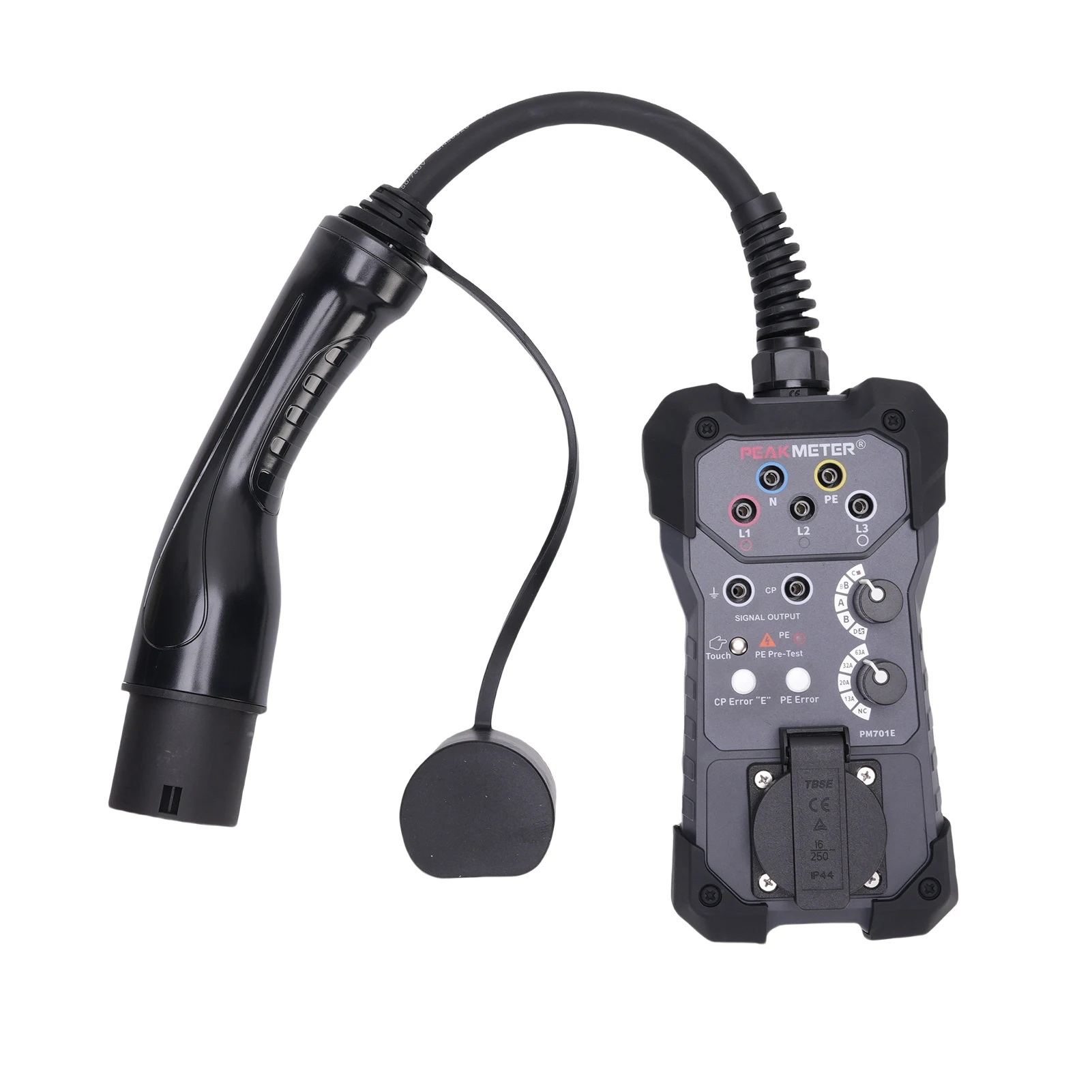 Тестер EVSE, адаптер, тестер напряжения для тестирования зарядной станции EV, совместимый с тестерами, мультиметрами и осциллографами   ﻿