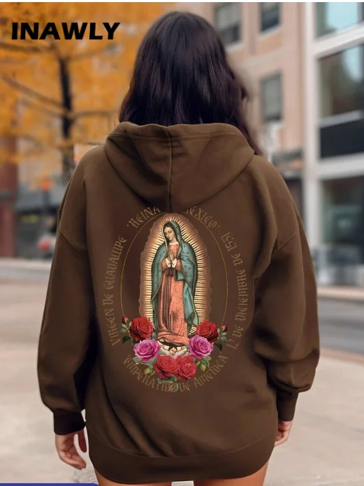 

2025 New Cute Girl Christian Women's Sweater Autumn/Winter Fashion New Women's Sweater Street Women's Clothing