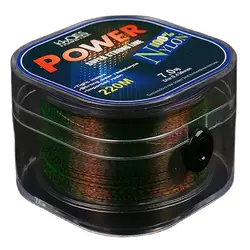 220m Super Strong Spoted Fishing Line Japan Carbon Fiber Monofilament Leader Line Carp Fly Fishing-LineTackle Pesca