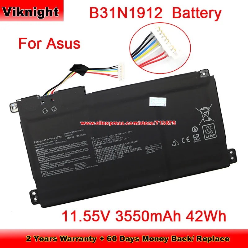 

OEM B31N1912 Battery For Asus VivoBook 14 E410MA Series 11.55v 42Wh Li-Polymer Rechargeable Battery Packs