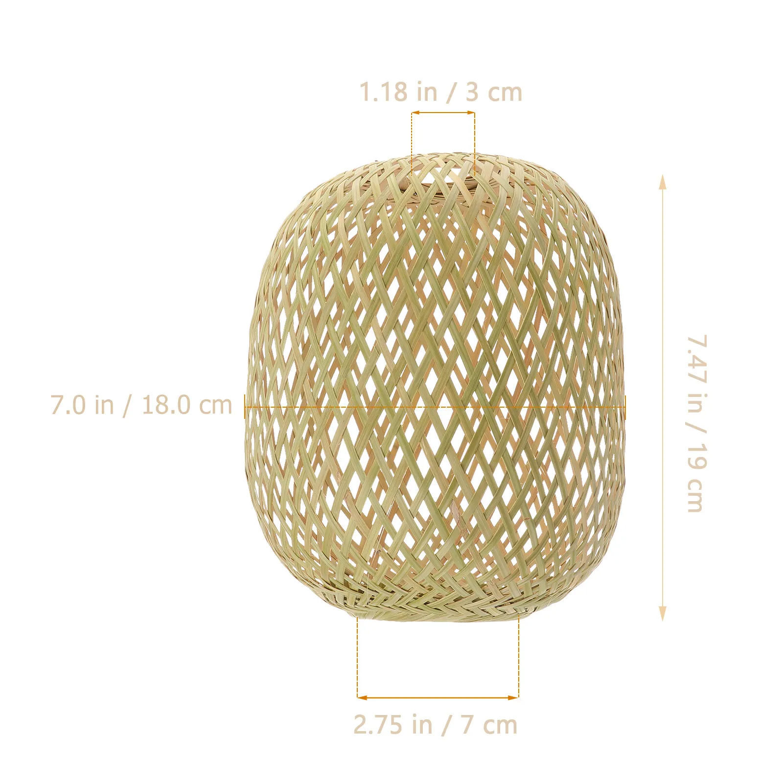 Bamboo Woven Lampshade Decor Accessory Lamp Shade Bamboo For Room Lighting Autumn Home Decor Premium Material