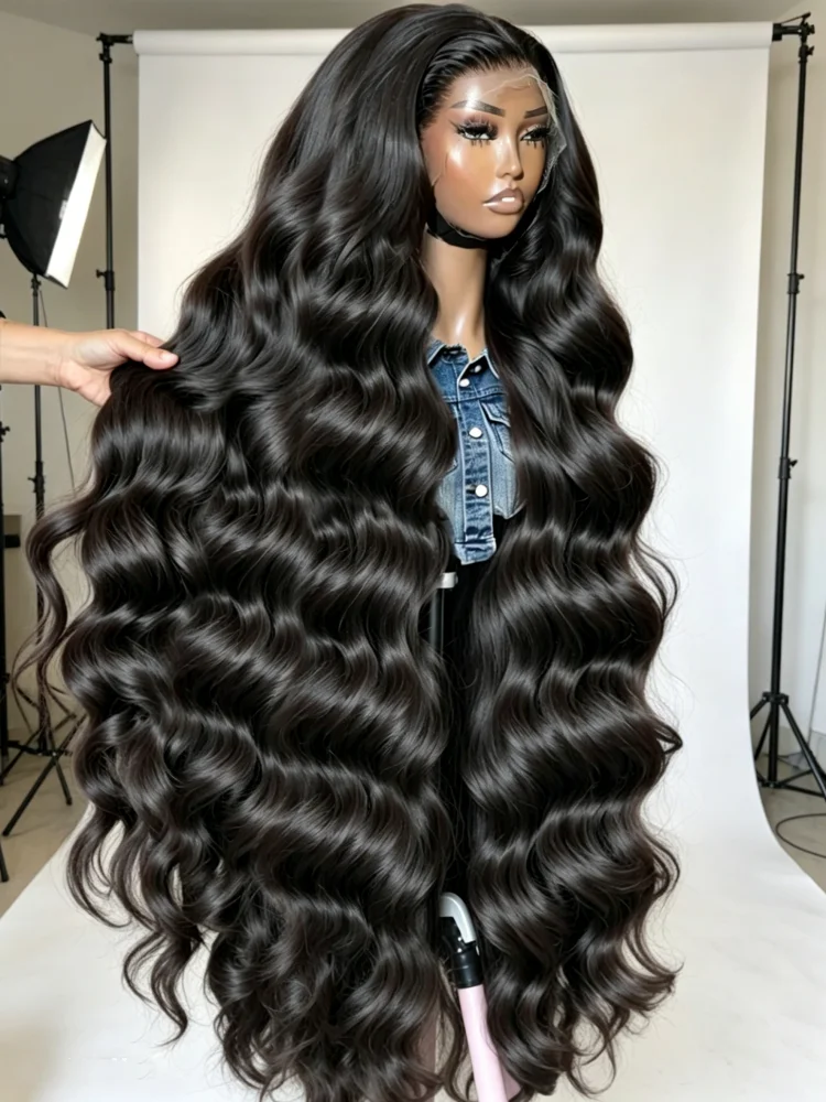

30 38 Inch 250 Density 5x5 Glueless Wig 13x6 HD Transparent Lace Frontal 13x4 Body Wave Human Hair Wigs for Women