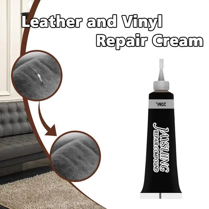 20ml Leather Repair Gel Color Car Repair Scratches Cracks Sofa Car Seat Leather Complementary Repair Refurbishing Car Accessory