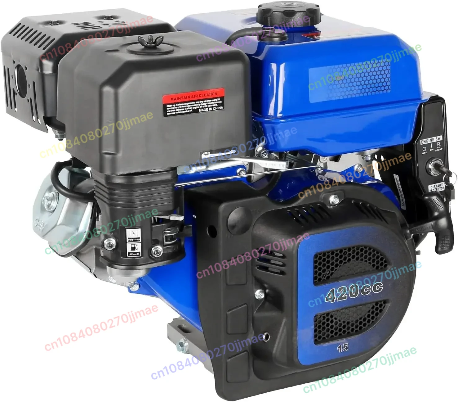 

420cc 15HP Engine with Start Horizontal Shaft 4 Stroke OHV Motor Powered Multi-Use Engine