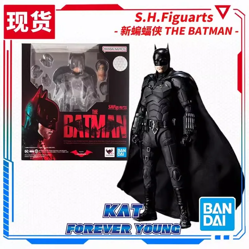 

New Original Bandai S.H.Figuarts The Batman 155mm Shf Action Figures Collection Anime 2022 Robert Pattinson The Batman Toy Model