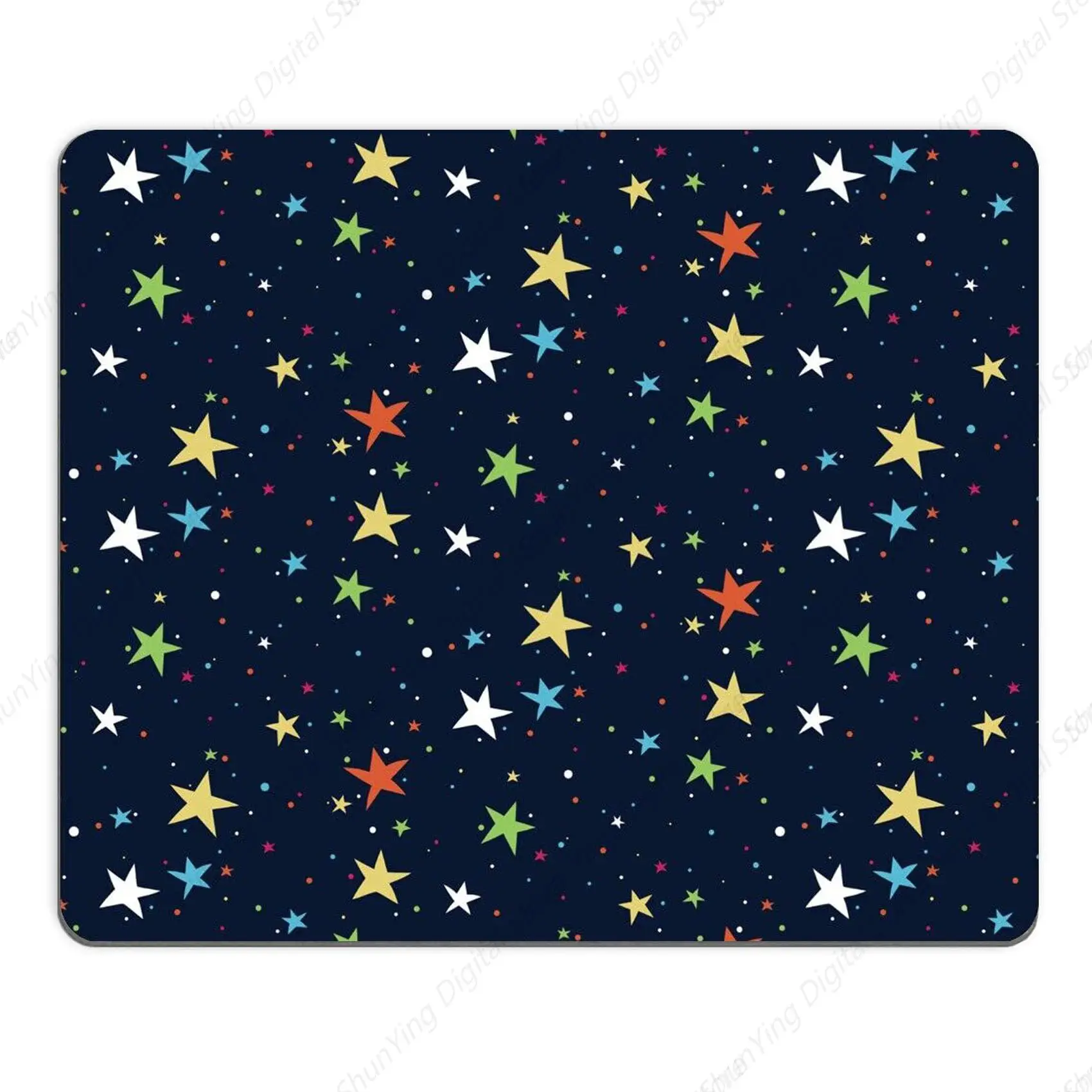 

Star Pattern Anti Slip Rubber Mouse Pad Durable And Suitable For Computers Laptops Offices And Home Mouse Pads 25*30cm