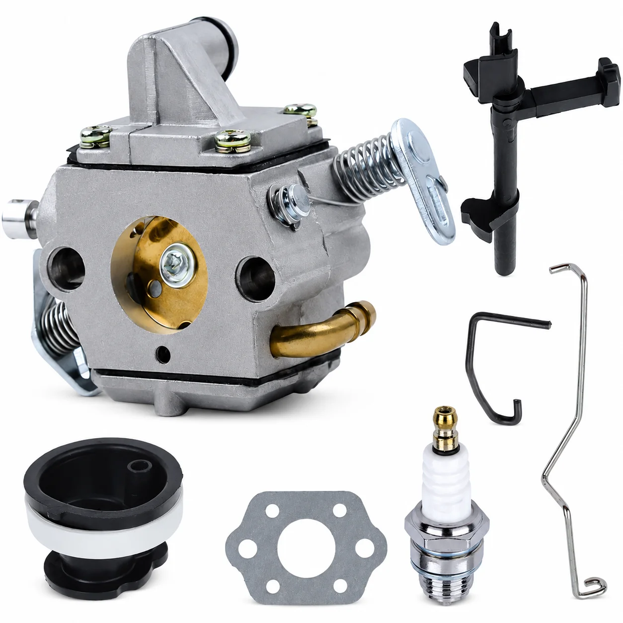 Carburetor Kit For Stihl MS170 MS180 017 018 Chainsaw Replaces 11301200603 11301821500 ZAMA C1Q-S57 C1Q-S57A C1Q-S57B Spark Plug