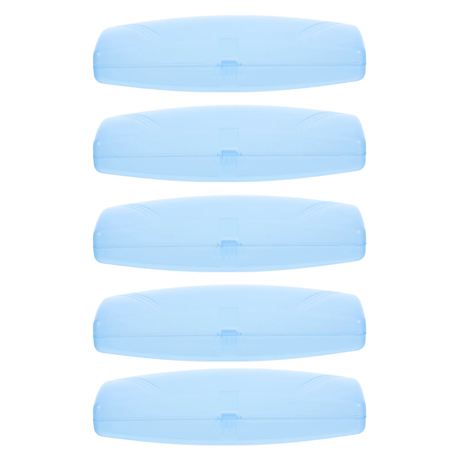 

5 Pcs Eyeglass Protector Case Clear Portable Eyeglasses Cute Hard Cases Sunglasses Student